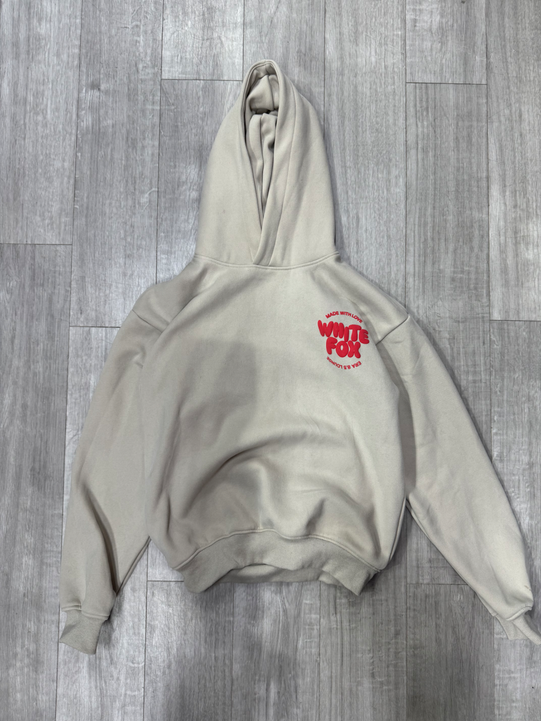 White Fox Sweatshirt Size Small