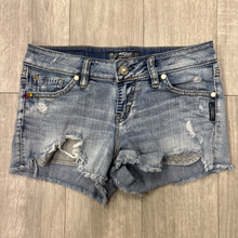 Load image into Gallery viewer, Silver Shorts Size 26
