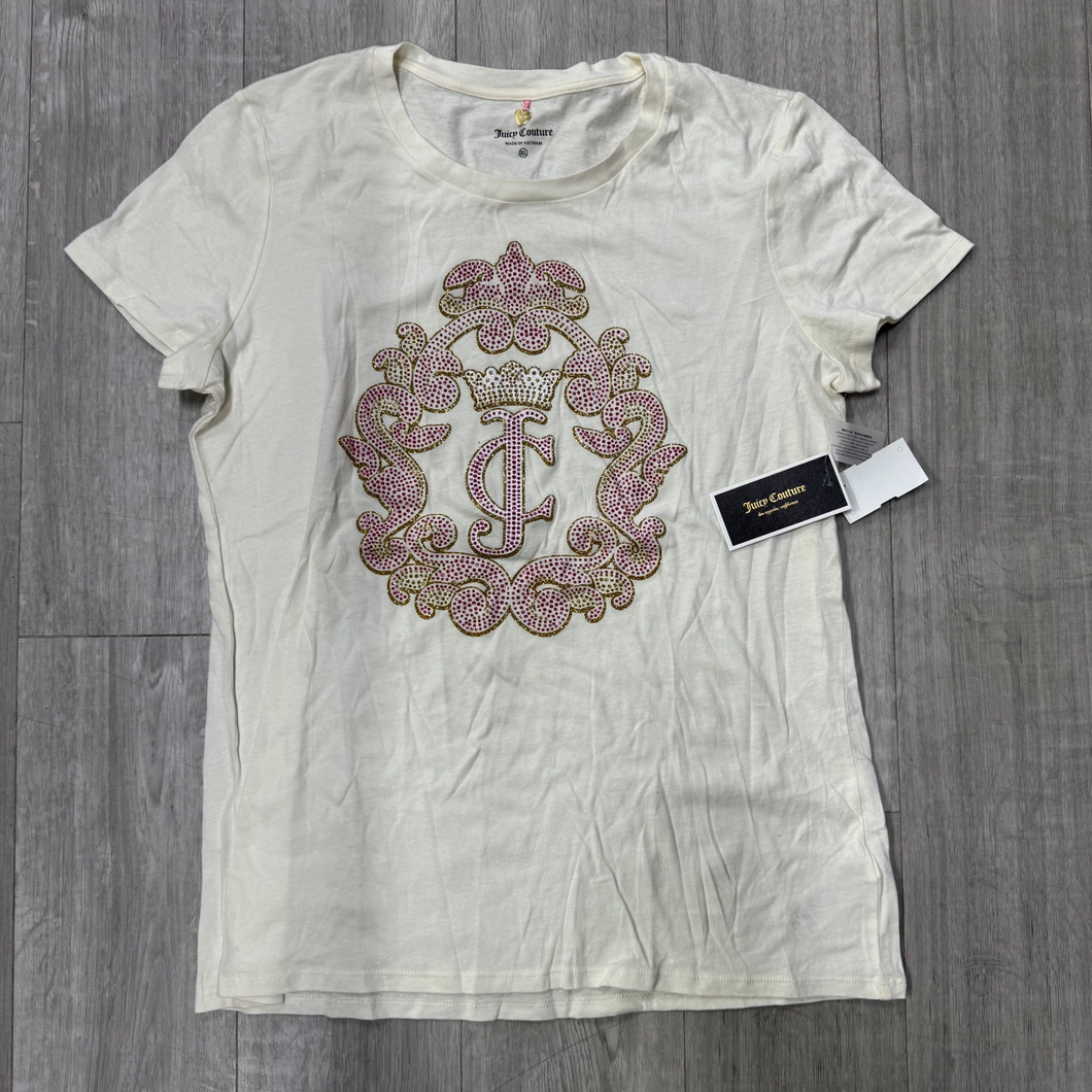 Juicy Couture Short Sleeve Top Size Extra Large